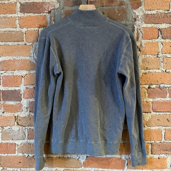 Mens Michael Kors Zip Up Sweater Small Gray - Picture 3 of 10